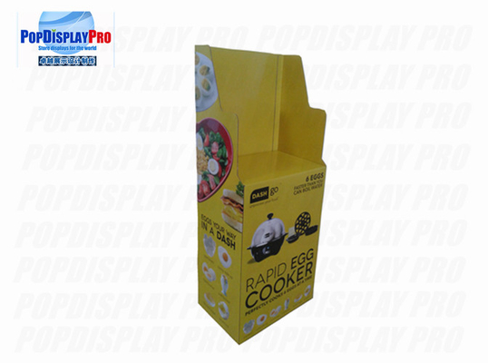 Glossy/shining laminated Point Of Sales Displays Rapid Egg Cooker POS Cardboard Displays