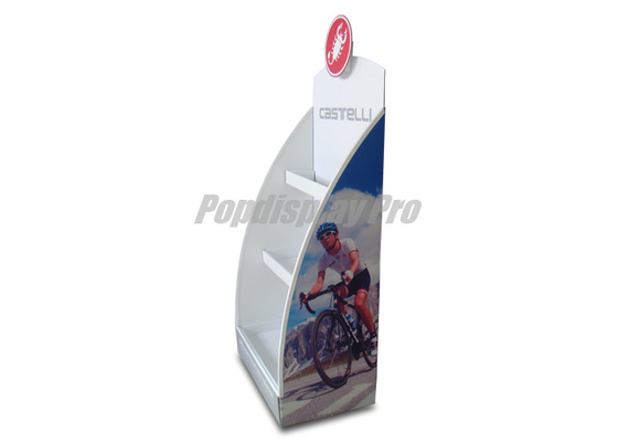 Round Side Floor Standing Standee Display 3 - Shelves For Men Wool Sports Sweater