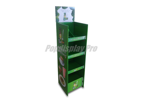 Custom Cardboard Floor Displays , Eco Friendly Cardboard Display Shelves