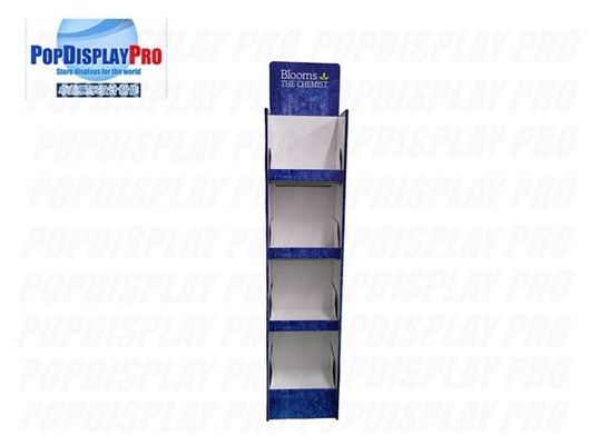 Hochleistungs-72kgs ladende Fähigkeit 4C druckte Blüten-Chemiker Cardboard Shelf Display